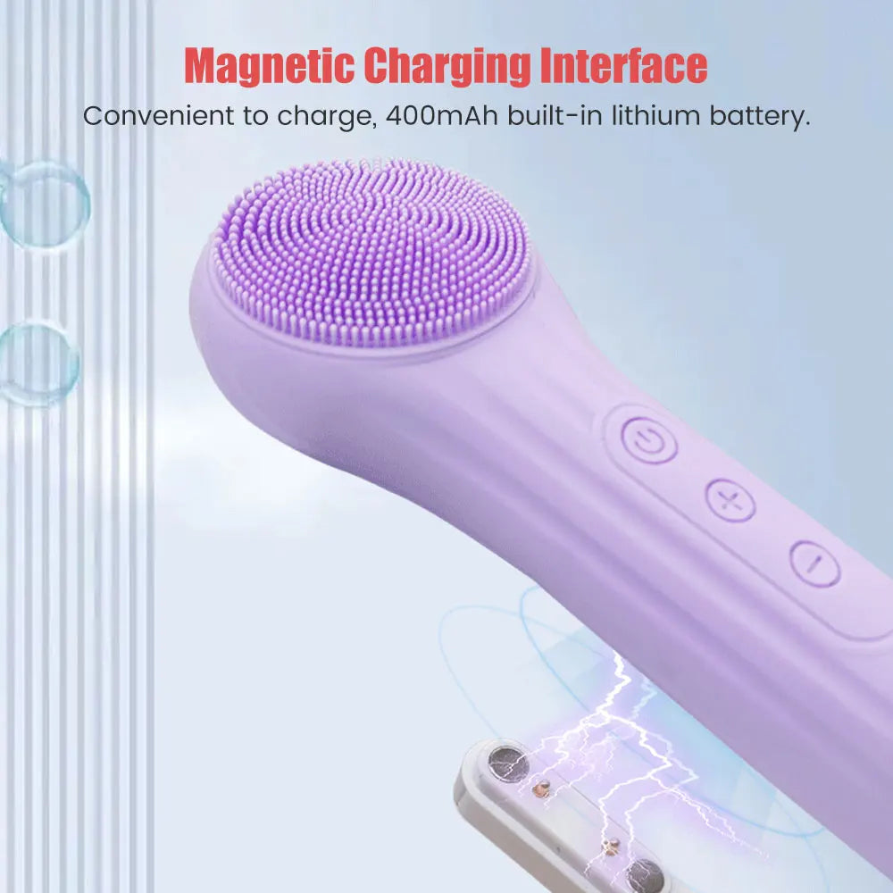 cepillo facial sónico de limpieza profunda