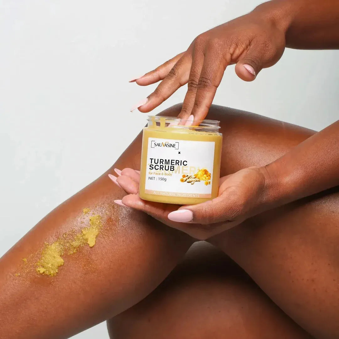 exfoliante corporal de cúrcuma