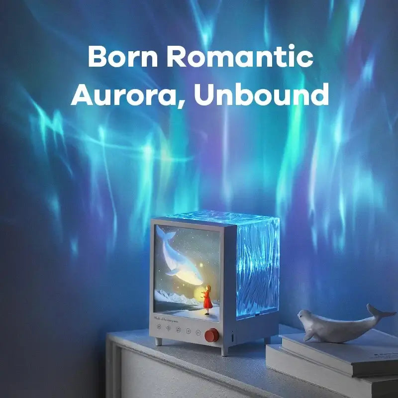 Lámpara proyector aurora boreal