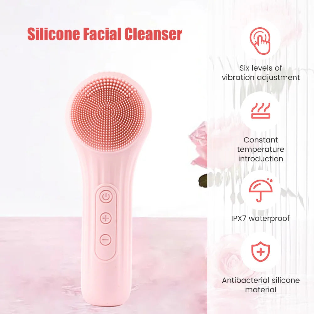 cepillo facial sónico de limpieza profunda