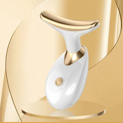 masajeador facial y de cuello con microcorriente