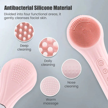 cepillo facial sónico de limpieza profunda