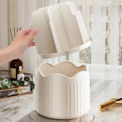 organizador giratorio de maquillaje