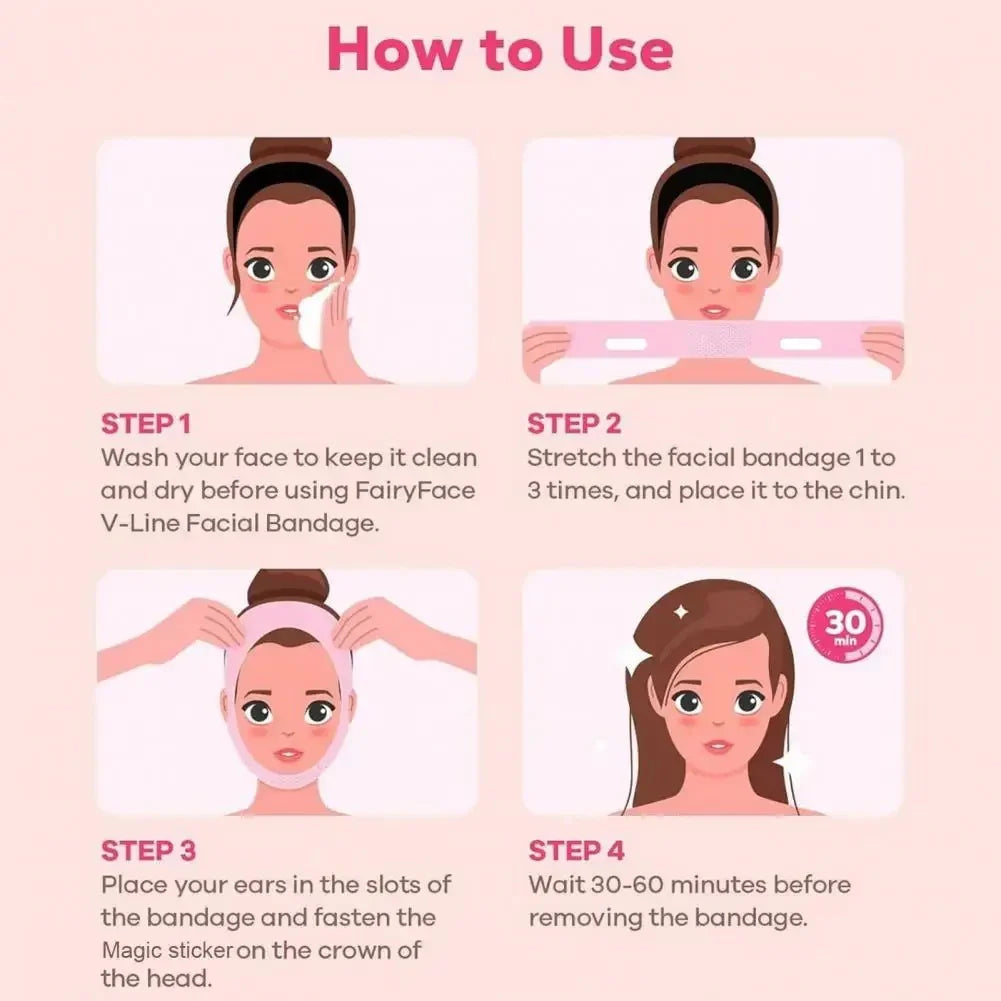 banda facial reafirmante efecto V-Line