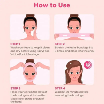 banda facial reafirmante efecto V-Line