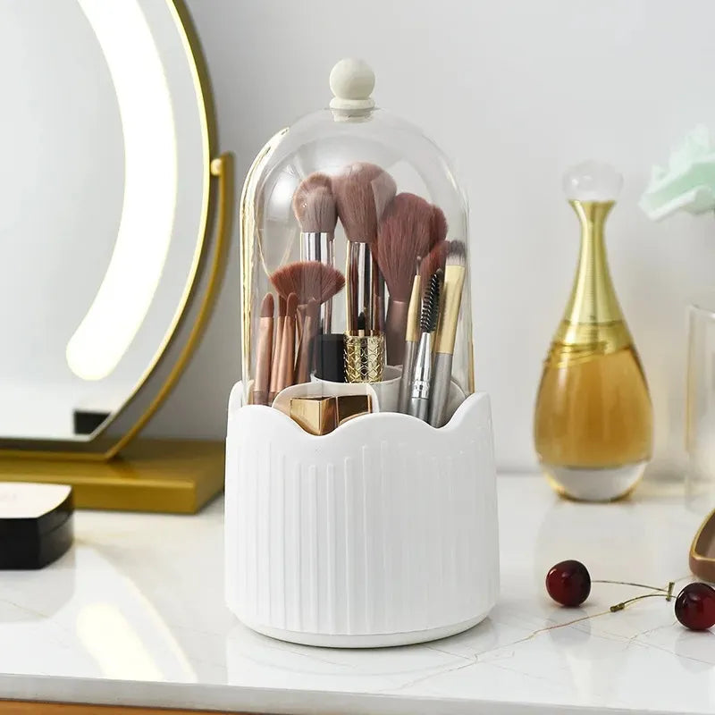 organizador giratorio de maquillaje