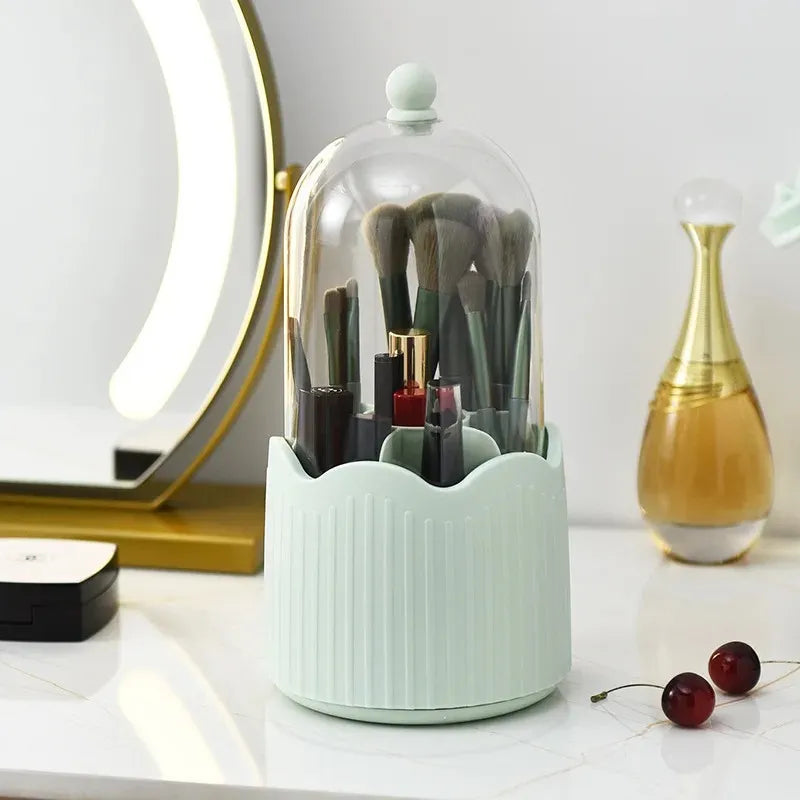organizador giratorio de maquillaje